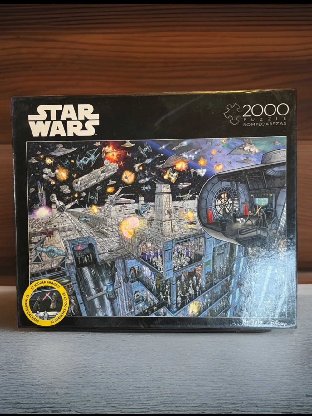 Buffalo Games Star Wars 2000 Piece Jigsaw Puzzle Disney 12 Hidden Images
Puzzle